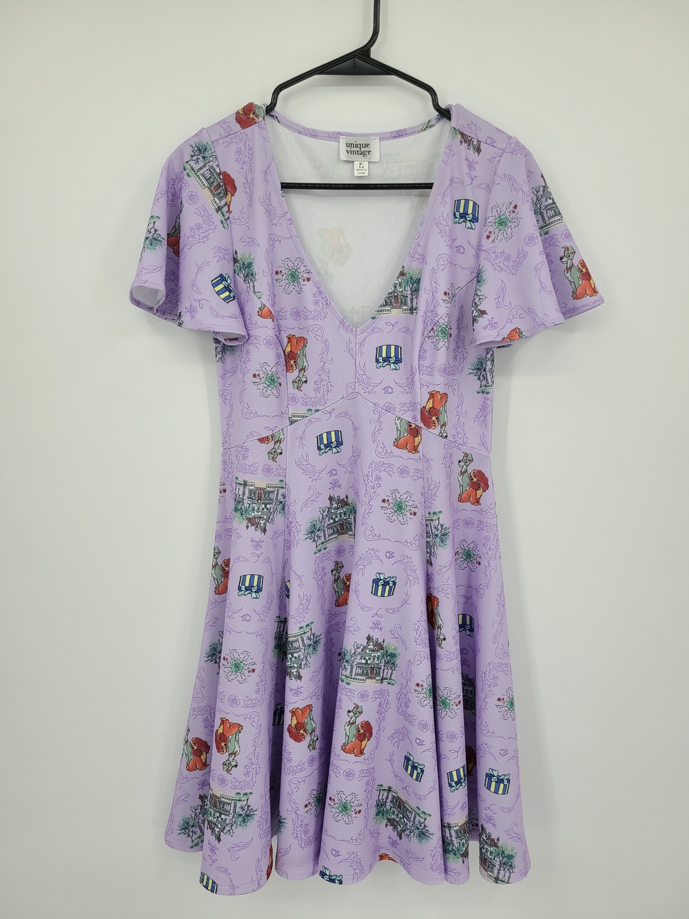 NWOT Unique Vintage X Disney Lady And The Tramp Dress Size Medium - Picture 11 of 12